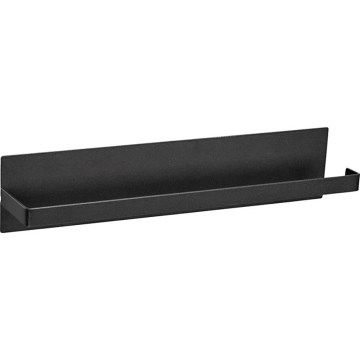 WENKO 55013100 - Paper Towel Holder BLACK OUTDOOR KITCHEN 30 x 6.5 cm, black