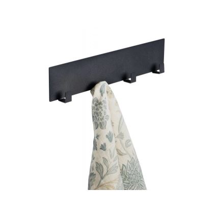 WENKO 55014100-Hook BLACK OUTDOOR KITCHEN 30x6,5 cm black