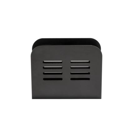 WENKO 55025100 - BLACK OUTDOOR KITCHEN Napkin Holder, 15 x 12.5 cm, Black