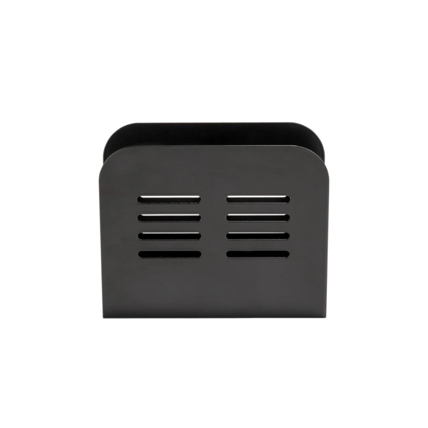 WENKO 55025100 - BLACK OUTDOOR KITCHEN Napkin Holder, 15 x 12.5 cm, Black