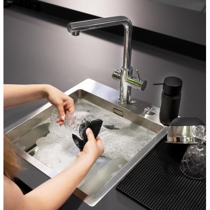 WENKO 55030100 - BLACK OUTDOOR KITCHEN Sponge 12 x 1.2 cm, black