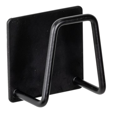 WENKO 55071100 - BLACK OUTDOOR KITCHEN Holder, 5 x 5 cm, stainless steel/black