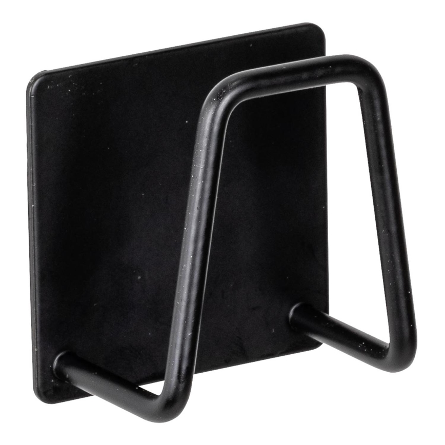 WENKO 55071100 - BLACK OUTDOOR KITCHEN Holder, 5 x 5 cm, stainless steel/black