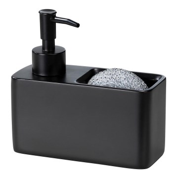 WENKO 55076100 - BLACK OUTDOOR KITCHEN Soap Dispenser 14.5 x 14.3 cm, Black