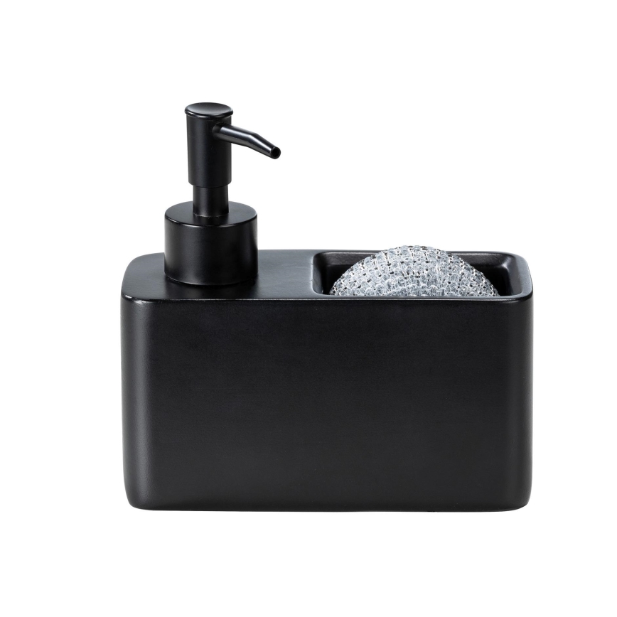 WENKO 55076100 - BLACK OUTDOOR KITCHEN Soap Dispenser 14.5 x 14.3 cm, Black