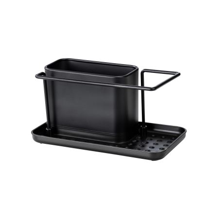 WENKO 55078100 - BLACK OUTDOOR KITCHEN Organizer, 21 x 12 cm, stainless steel/black