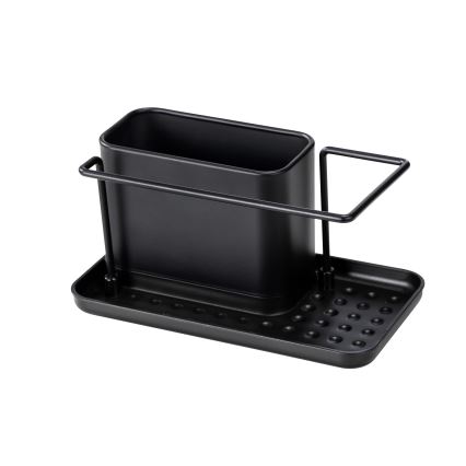 WENKO 55078100 - BLACK OUTDOOR KITCHEN Organizer, 21 x 12 cm, stainless steel/black