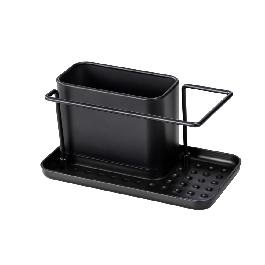 WENKO 55078100 - BLACK OUTDOOR KITCHEN Organizer, 21 x 12 cm, stainless steel/black