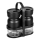 WENKO 55081100 - BLACK OUTDOOR KITCHEN spice jar set 12 x 14.5 cm clear/black