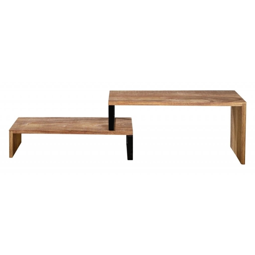 WENKO 55097100-Shelf BLACK OUTDOOR KITCHEN 36x16 cm brown/black