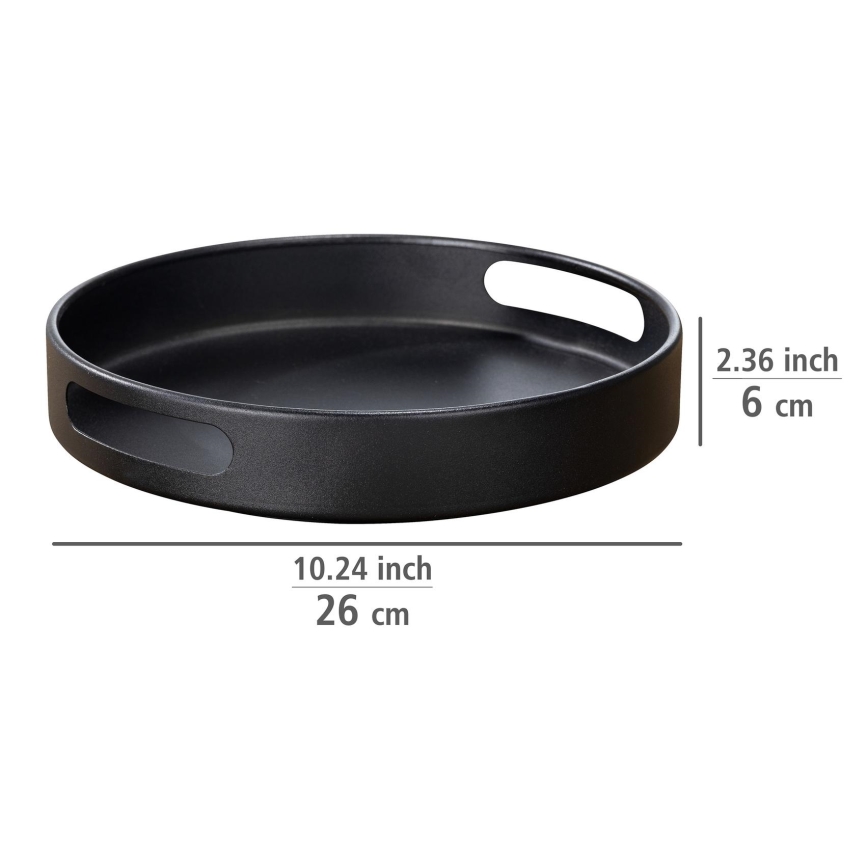 WENKO 55098100 - Tray BLACK OUTDOOR KITCHEN 26x6 cm black