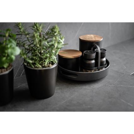 WENKO 55098100 - Tray BLACK OUTDOOR KITCHEN 26x6 cm black
