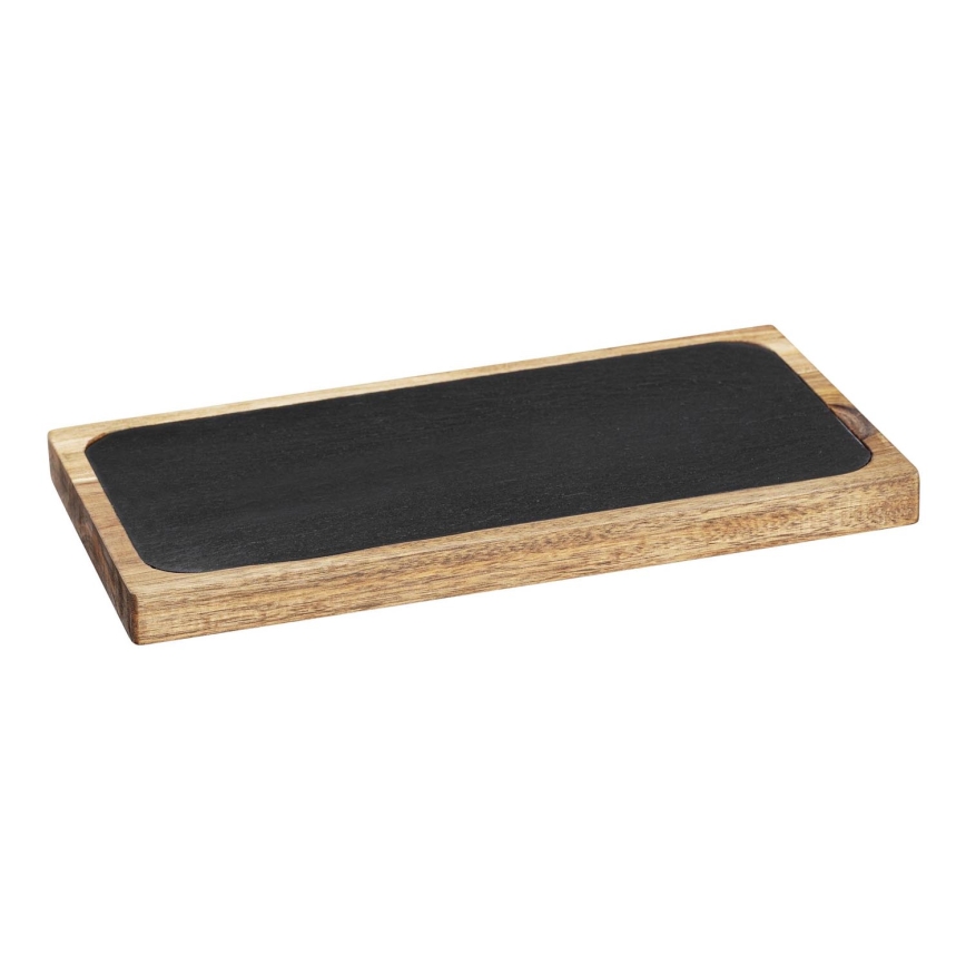WENKO 55103100 - BLACK OUTDOOR KITCHEN Cutting Board 30x15 cm brown/grey