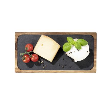 WENKO 55103100 - Cutting board BLACK OUTDOOR KITCHEN 30x15 cm brown/grey
