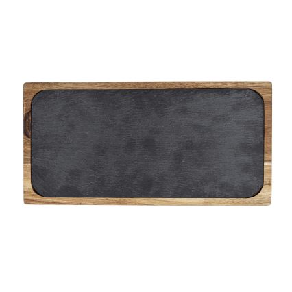 WENKO 55103100 - Cutting board BLACK OUTDOOR KITCHEN 30x15 cm brown/grey