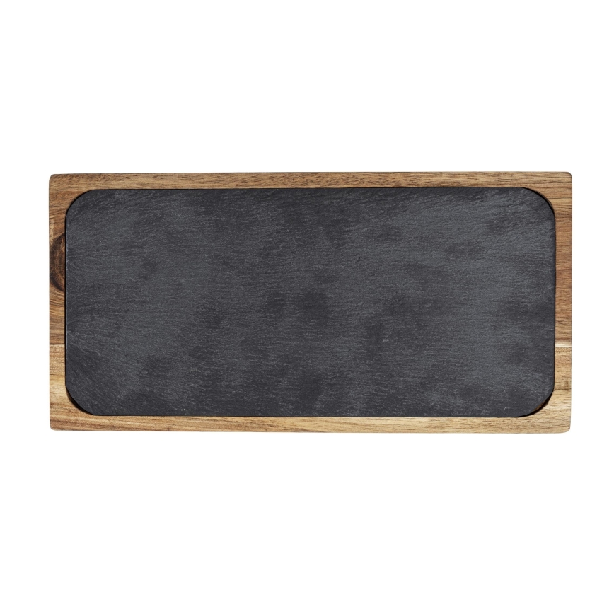 WENKO 55103100 - Cutting board BLACK OUTDOOR KITCHEN 30x15 cm brown/grey