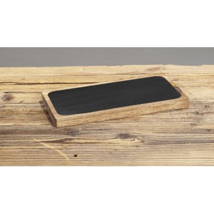 WENKO 55103100 - Cutting board BLACK OUTDOOR KITCHEN 30x15 cm brown/grey
