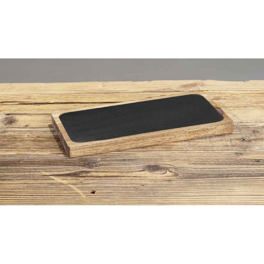 WENKO 55103100 - Cutting board BLACK OUTDOOR KITCHEN 30x15 cm brown/grey