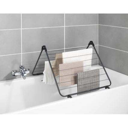 WENKO 63003100 - CHAMPION Clothes Drying Rack 65 x 114 cm Black