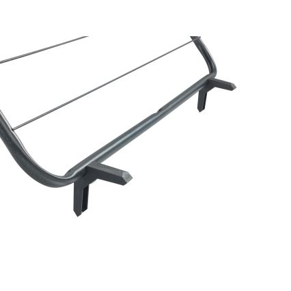 WENKO 63003100 - CHAMPION Clothes Drying Rack 65 x 114 cm Black