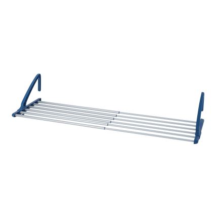 WENKO 63005800 - Clothes Drying Rack 37.5x21 cm stainless steel/silver/blue