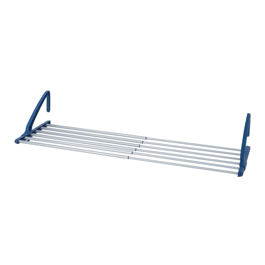 WENKO 63005800 - Clothes Drying Rack 37.5x21 cm stainless steel/silver/blue