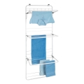 WENKO 63010800 - Laundry drying rack 51x142 cm white/grey