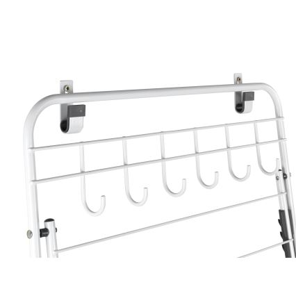 WENKO 63010800 - Laundry drying rack 51x142 cm white/grey
