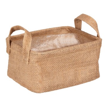 WENKO 64470100 - JUNA Basket 20x15 cm brown