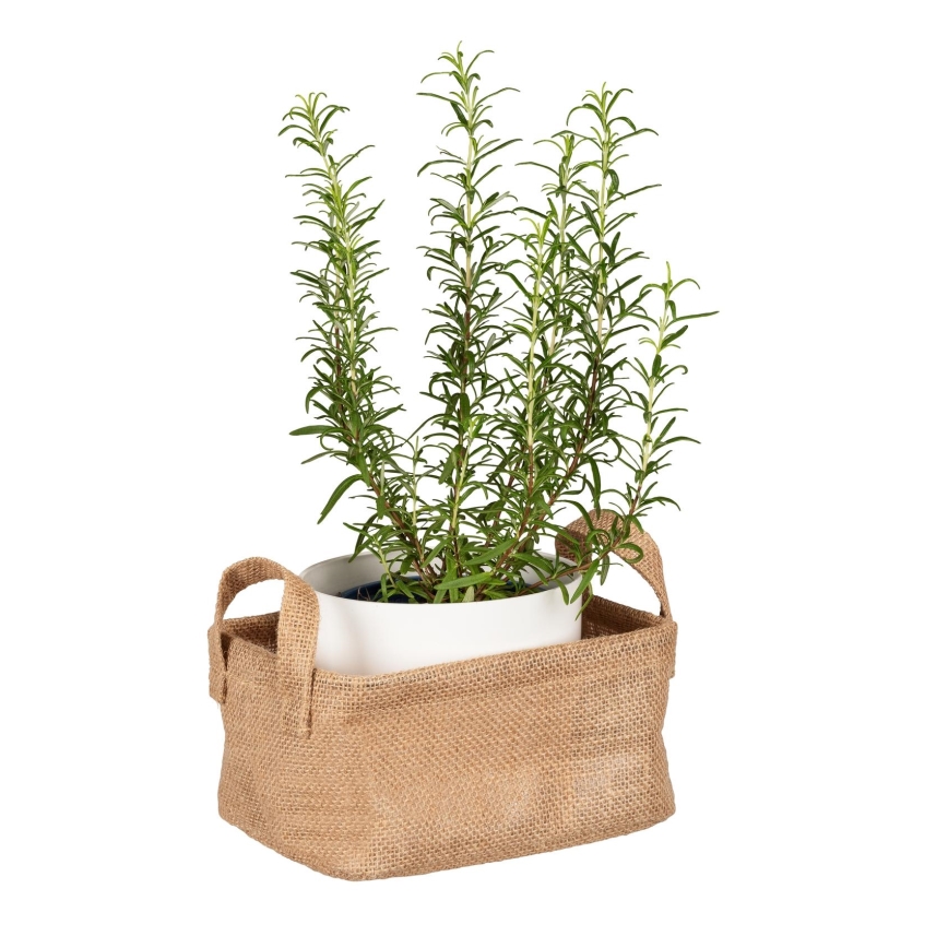 WENKO 64470100 - JUNA Basket 20x15 cm brown