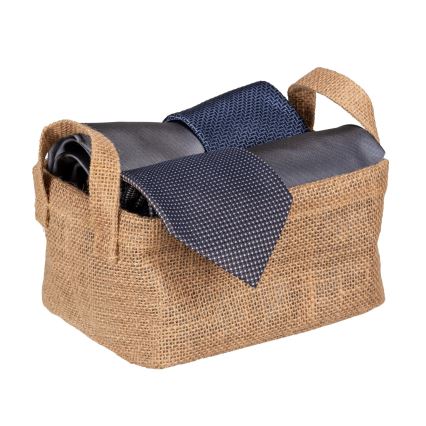 WENKO 64470100 - JUNA Basket 20x15 cm brown