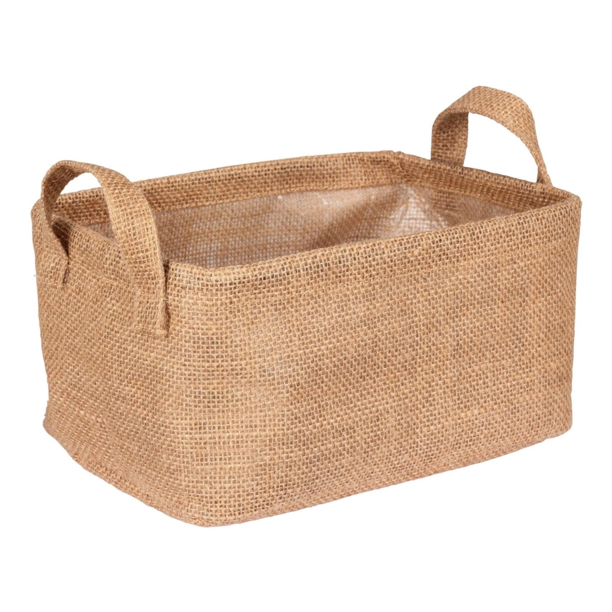 WENKO 64471100 - JUNA basket 24x17 cm brown