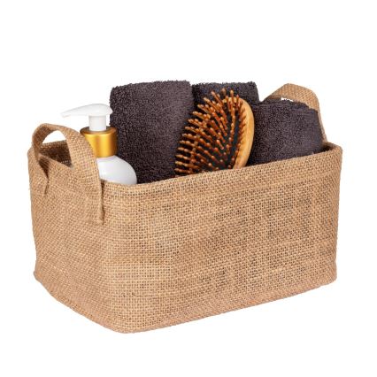 WENKO 64471100 - JUNA basket 24x17 cm brown