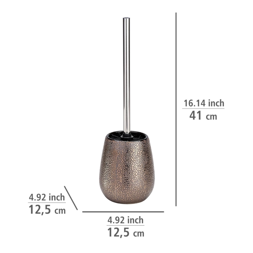 WENKO 69109800 - Bathroom set MARRAKESH 12,5x41 cm brown