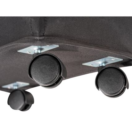 WENKO 69737800 - CORNO Laundry Basket 18.5 x 60 cm, Black