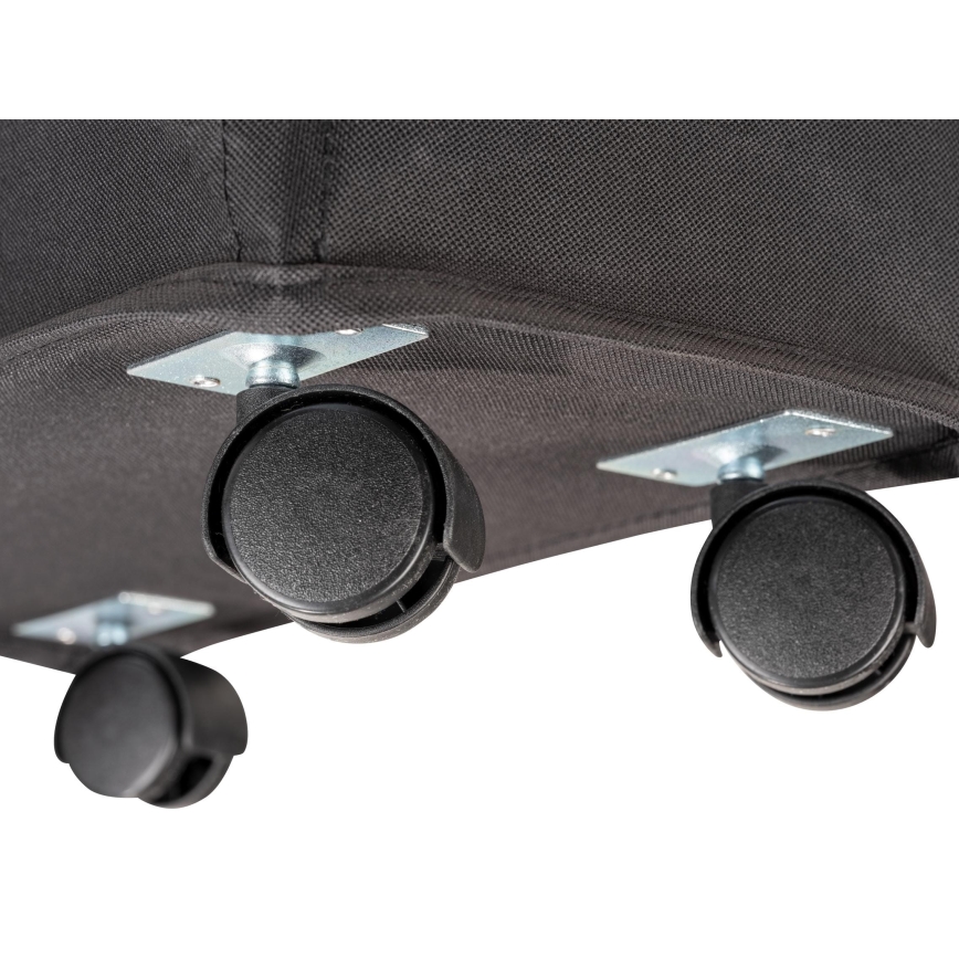 WENKO 69737800 - CORNO Laundry Basket 18.5 x 60 cm, Black