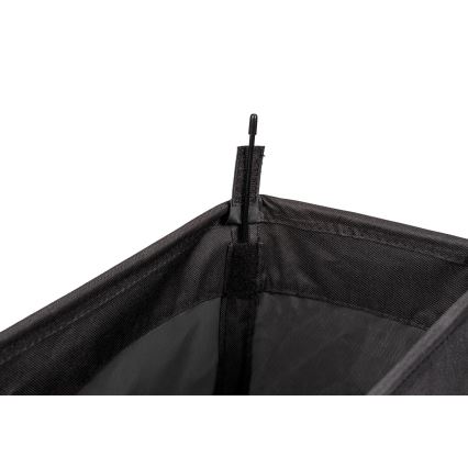 WENKO 69737800 - CORNO Laundry Hamper 18,5x60 cm Black