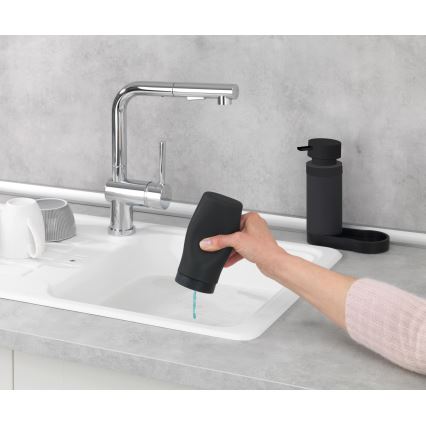 WENKO 69753800 - EASY SQUEEZ-E Organizer 15x18 cm Black
