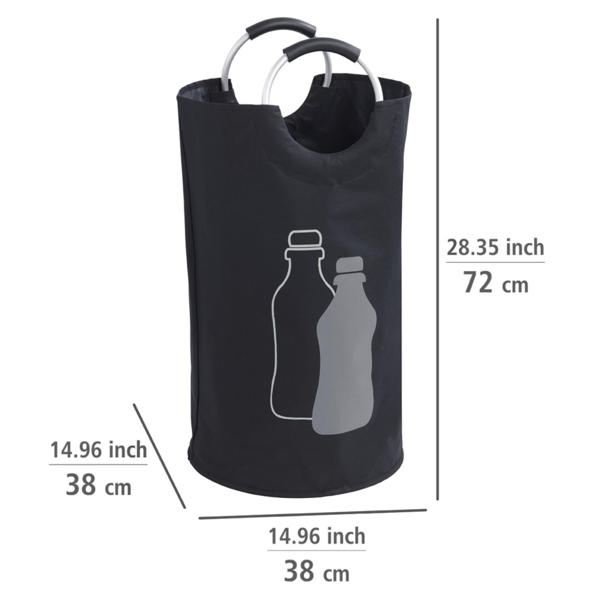 WENKO 69767800 - JUMBO Bag 38x72 cm Black