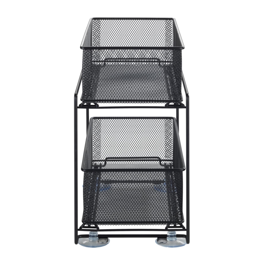 WENKO 69768800 - GIOMA Outlet Holder 35 x 33.5 cm, Black