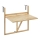 WENKO 69806800 - WAIKIKI Table 64x65 cm White/Brown
