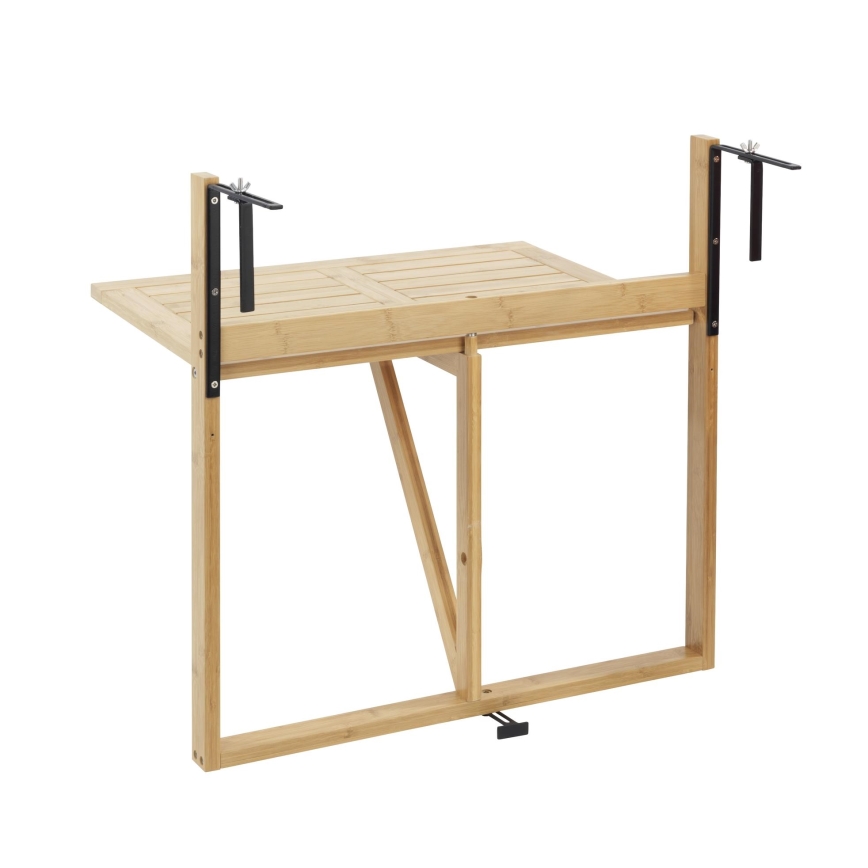 WENKO 69806800 - WAIKIKI Table 64x65 cm White/Brown