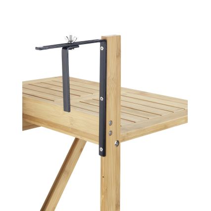 WENKO 69806800 - WAIKIKI Table 64x65 cm White/Brown
