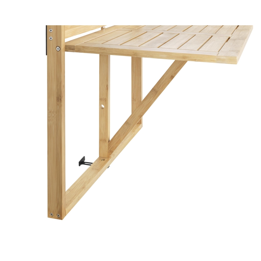 WENKO 69806800 - WAIKIKI Table 64x65 cm White/Brown