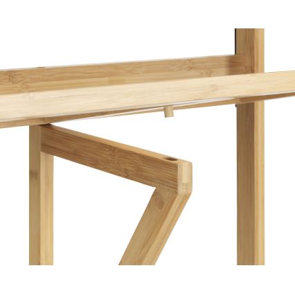 WENKO 69806800 - WAIKIKI Table 64x65 cm White/Brown