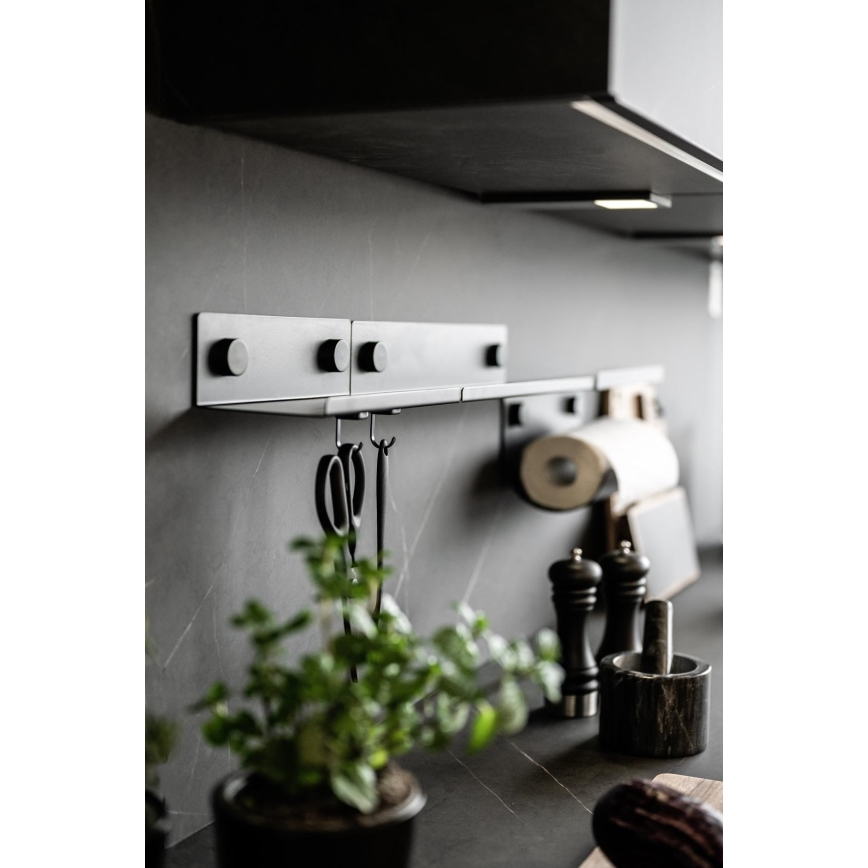 WENKO 71144800 - JET Roll Holder 30x15 cm, Black