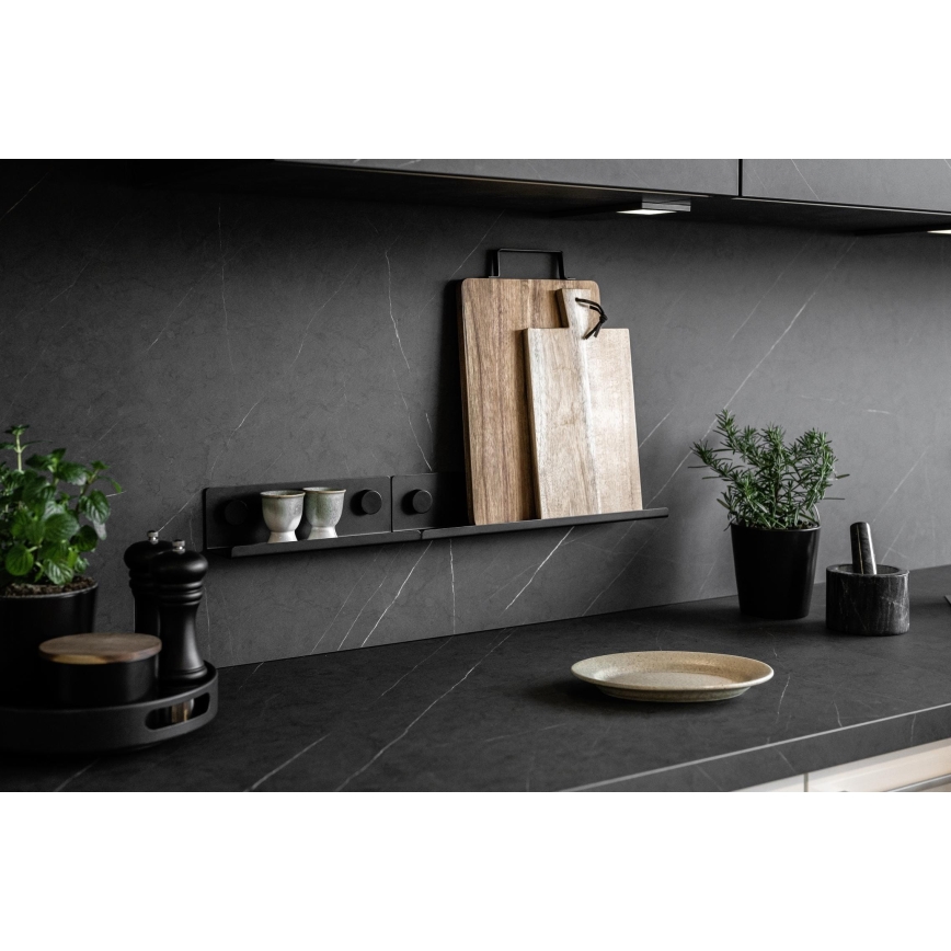 WENKO 71145800 - JET Stand 25 x 7.5 cm, Black