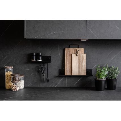 WENKO 71145800 - JET Stand 25 x 7.5 cm, Black