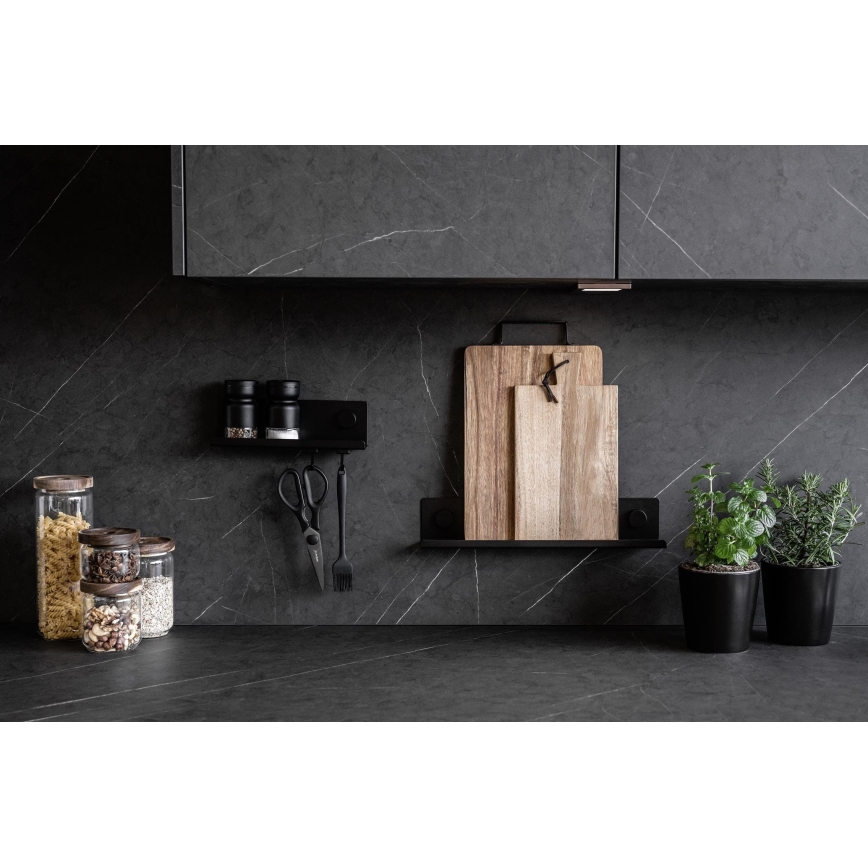 WENKO 71145800 - JET Stand 25 x 7.5 cm, Black