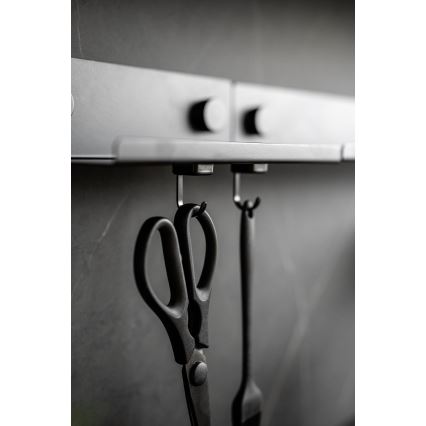WENKO 71149800 - JET Hooks 2,2x3,9 cm black/silver